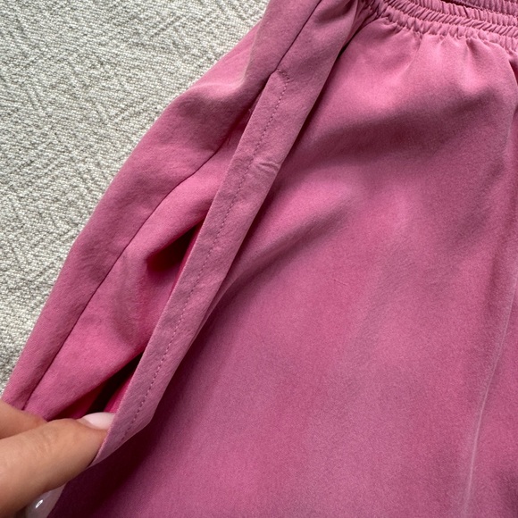 NEW GO Silk Charmeuse Watermelon Pink Button‎ Front Shirt & Pants Set M - Picture 12 of 13